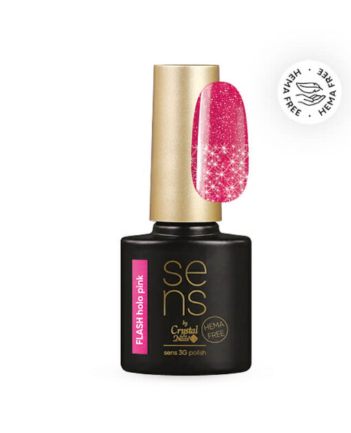 CN SENS Trajni lak 3S #Flash Holo Pink (4ml)